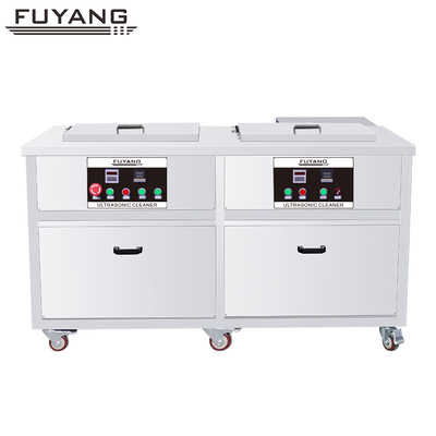 quality Bể đôi 61L 40khz Máy làm sạch siêu âm cho các bộ phận máy bay Hệ thống nhiên liệu động cơ hàng hải Bộ phận máy bơm factory
