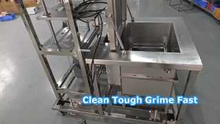 Giới thiệu Máy làm sạch siêu âm inox 38L