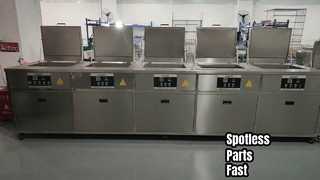 Nhìn kỹ hơn: Máy làm sạch phụ tùng xe hơi siêu âm 40KHz 192L công nghiệp Làm sạch bằng nước lạnh